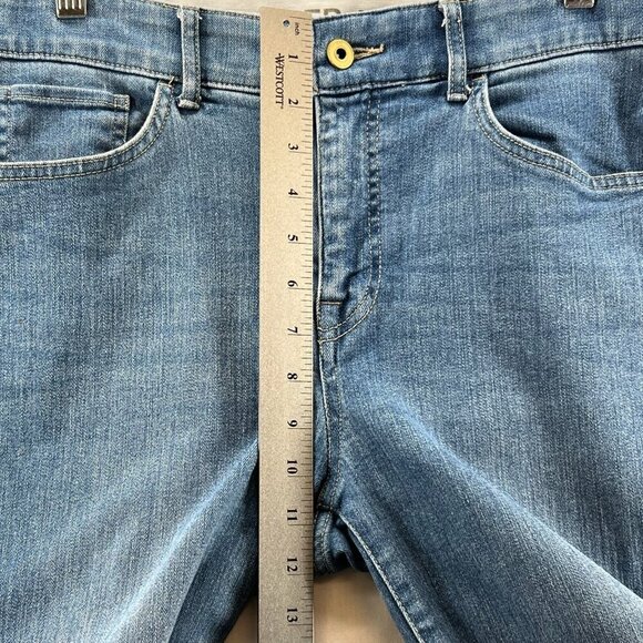 Tommy Hilfiger Jeans Women Sz 10 Skinny Hgihrise Stretchy Medium Wash Denim Blue - Picture 5 of 7